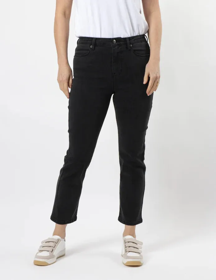 Frankie Jean Washed Black Stella   Gemma