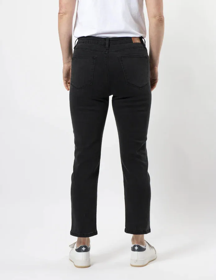 Frankie Jean Washed Black Stella   Gemma