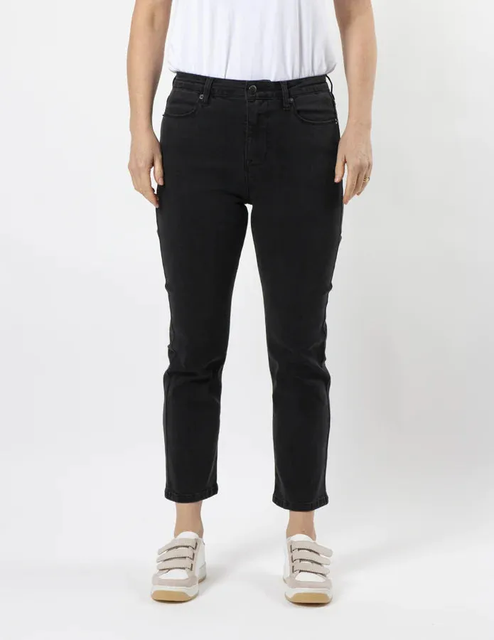 Frankie Jean Washed Black Stella   Gemma