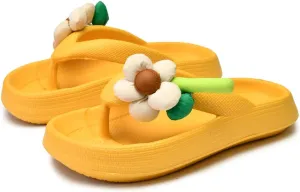 GEXECEUSS Women's Flip Flops Comfortable Non-Slip Thong Sandals with Arch Support Casual Summer Beach Sandals Ladies Slip On Shoes for Shower Pool