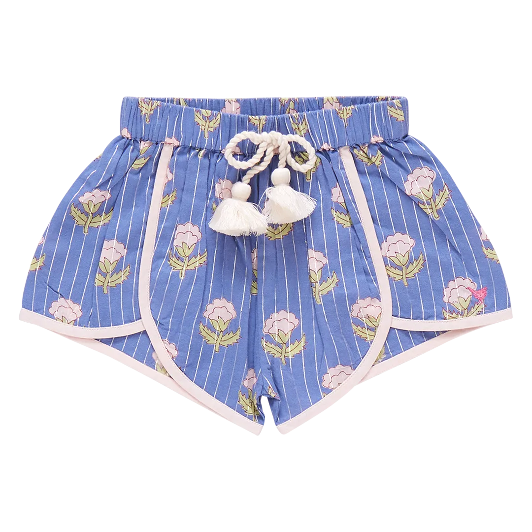 Girls Millie Short - Periwinkle Small Bud