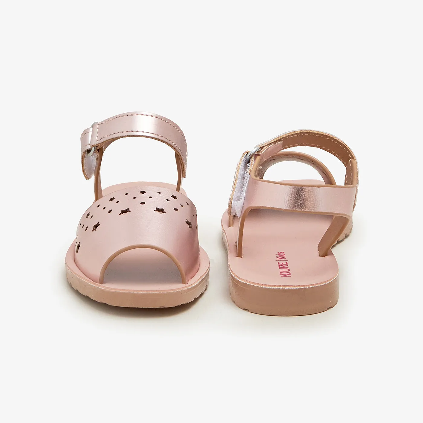 Girls' Shiny Sandals