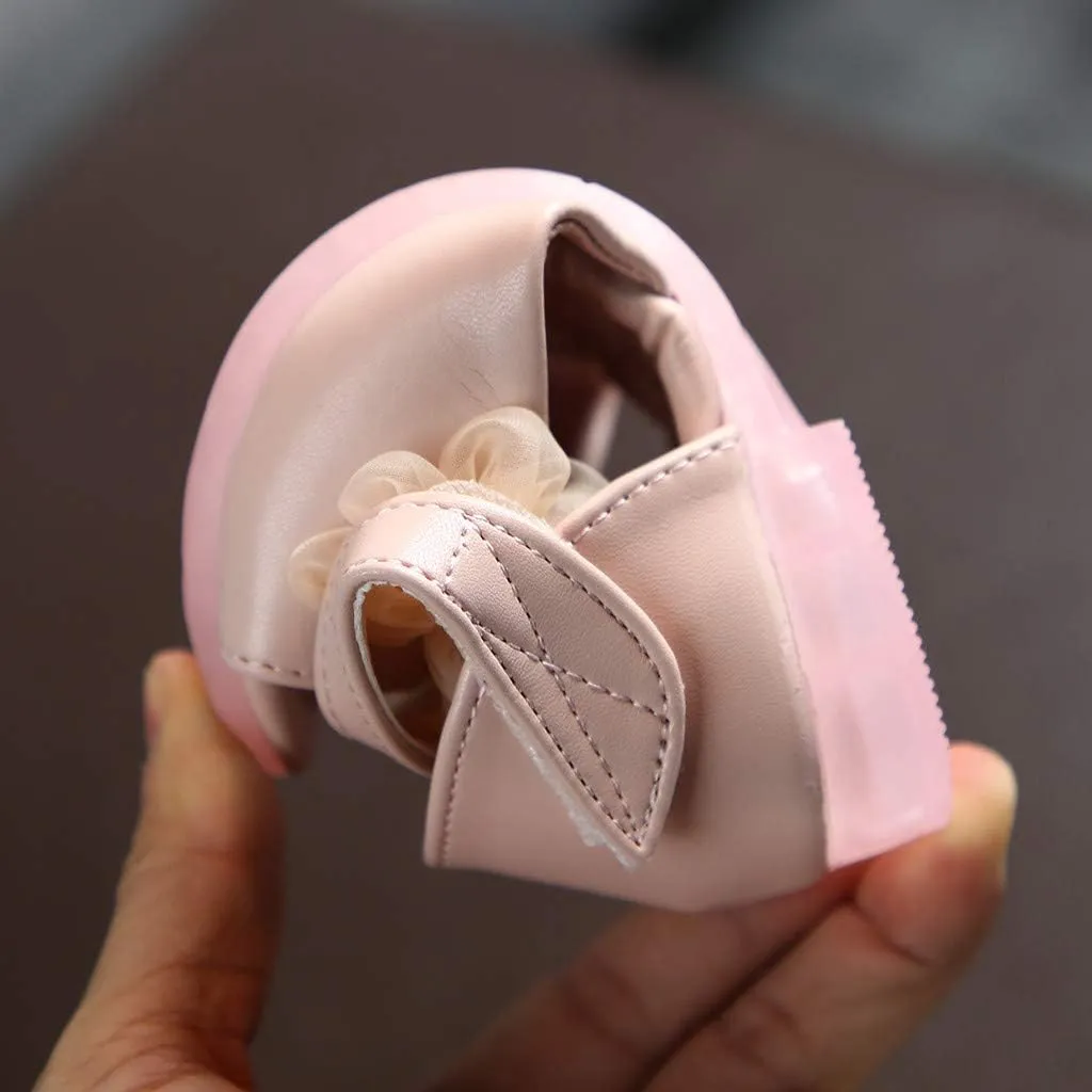 Girls Shoes Toddler Baby Flower Pearl Sandals Kids Party Dress Shoes Lightweight Open Toe Leather Summer Sandals