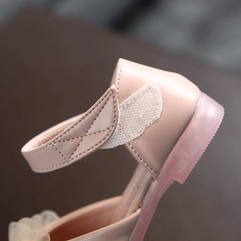 Girls Shoes Toddler Baby Flower Pearl Sandals Kids Party Dress Shoes Lightweight Open Toe Leather Summer Sandals