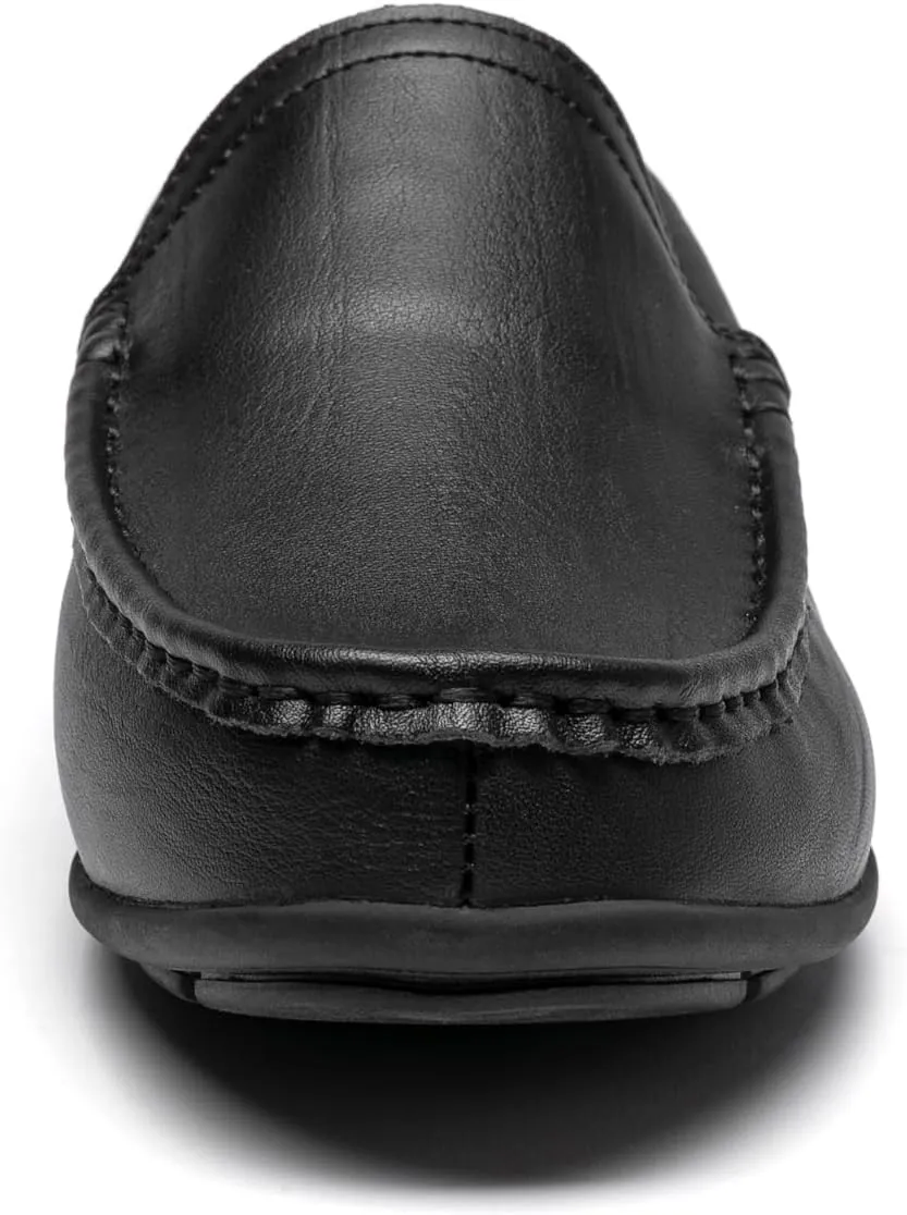 Go Tour Mens Casual Leather Fashion Slip on Loafers Shoes