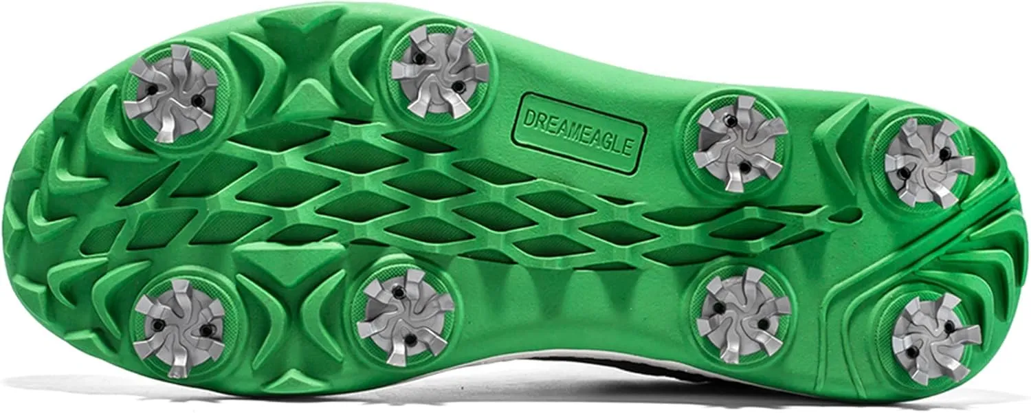 Golf Shoes for Mens Spiked Waterproof Sneakers Comfortable Anti-Slip Breathable Soft