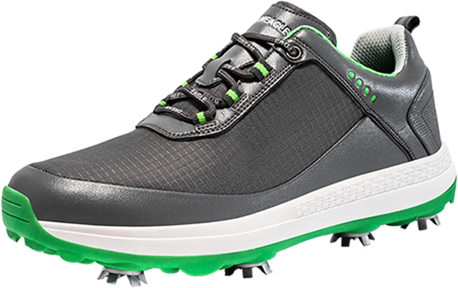 Golf Shoes for Mens Spiked Waterproof Sneakers Comfortable Anti-Slip Breathable Soft