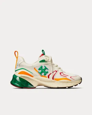 Good Luck  New Ivory / Tory Red / Green Low Top Sneakers
