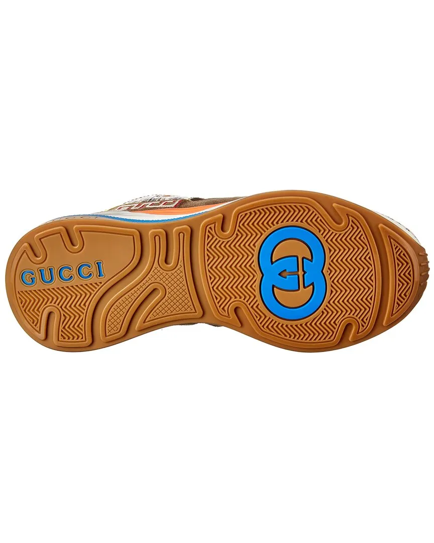 Gucci Tejus Ultrapace Suede Sneaker