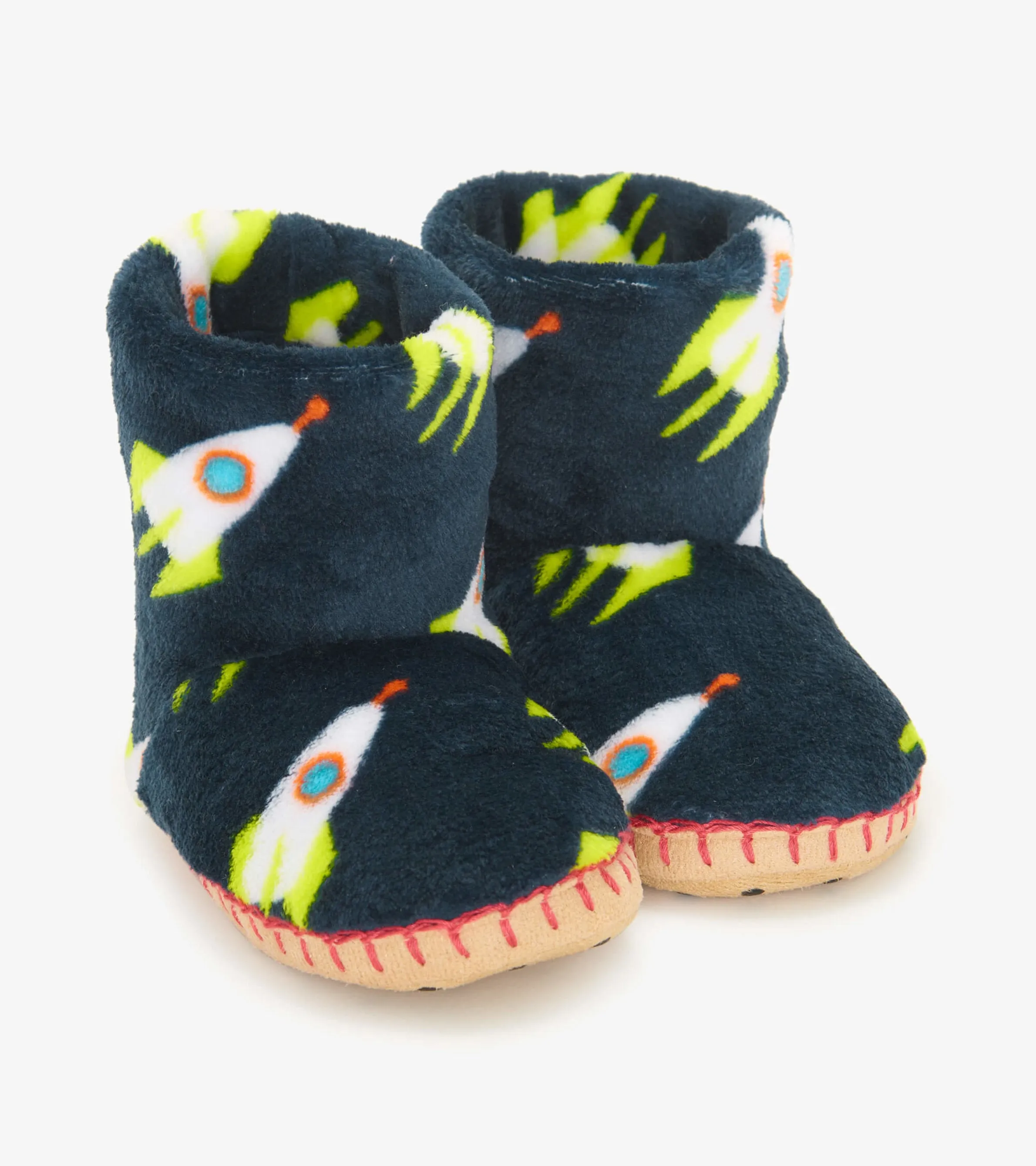 Hatley Fleece Slipper - Rocket Man