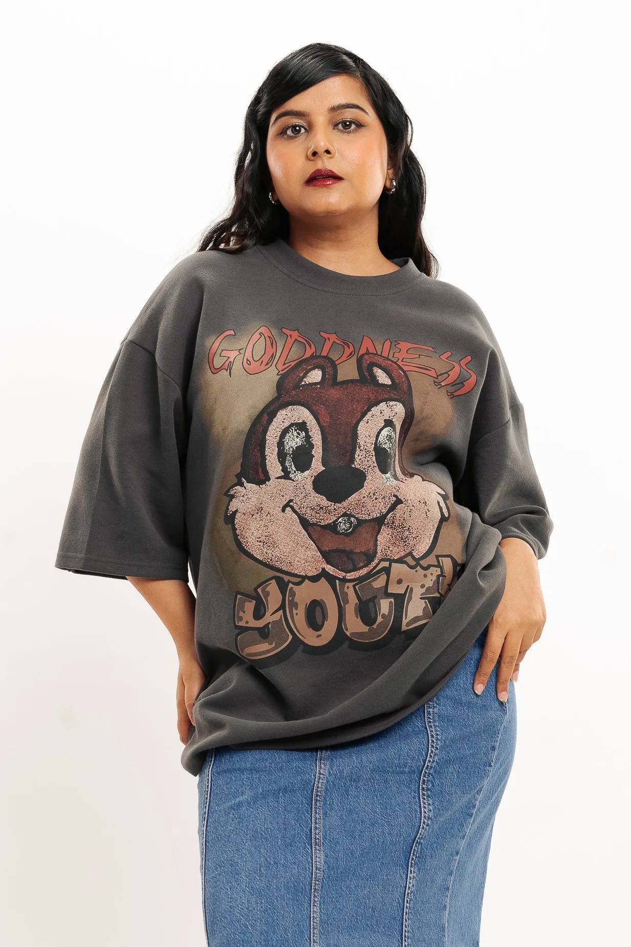 Heavyweight Youth Tee In Grey