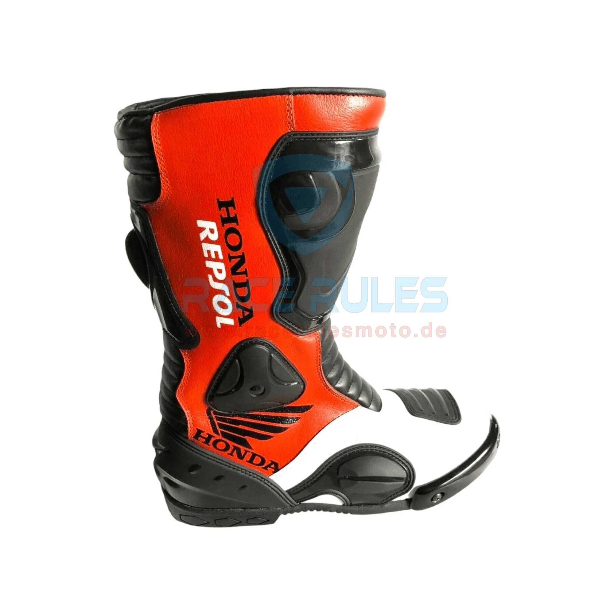 Honda Repsol Motorcycle Leather Boots CE Approved Heavy Duty Racing Boots Men Women