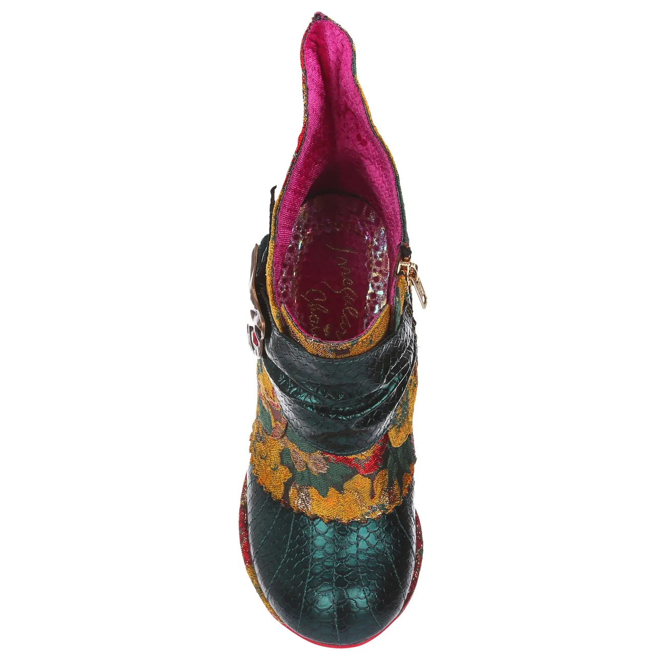 Irregular Choice Womens Miaow High Heels - Green Yellow