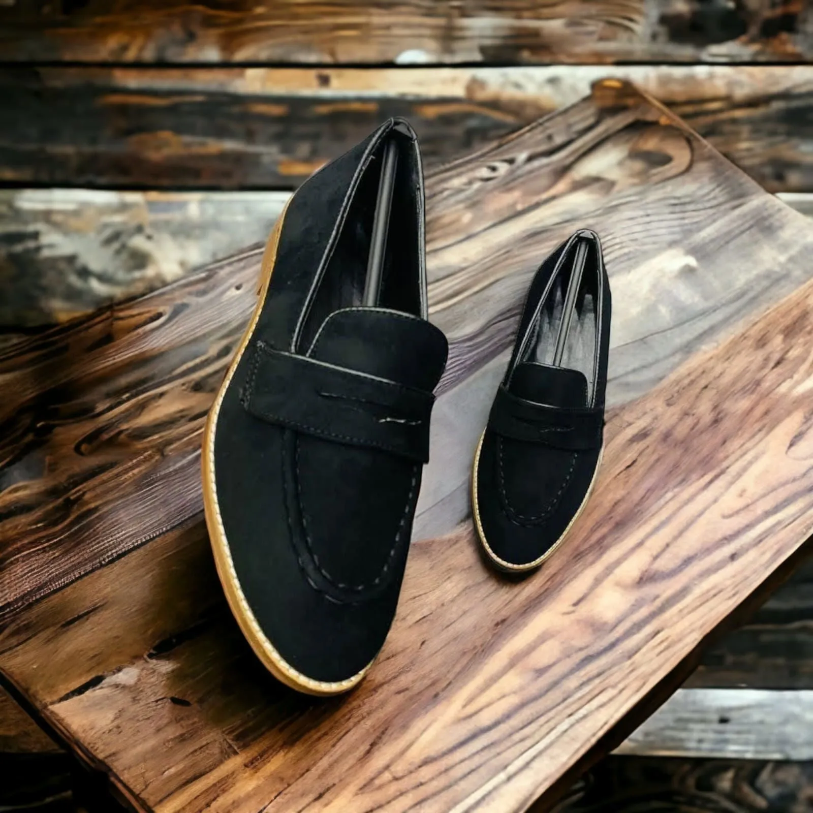 Jack Marc Men's Suede Loafer For Casual and Formal Wear