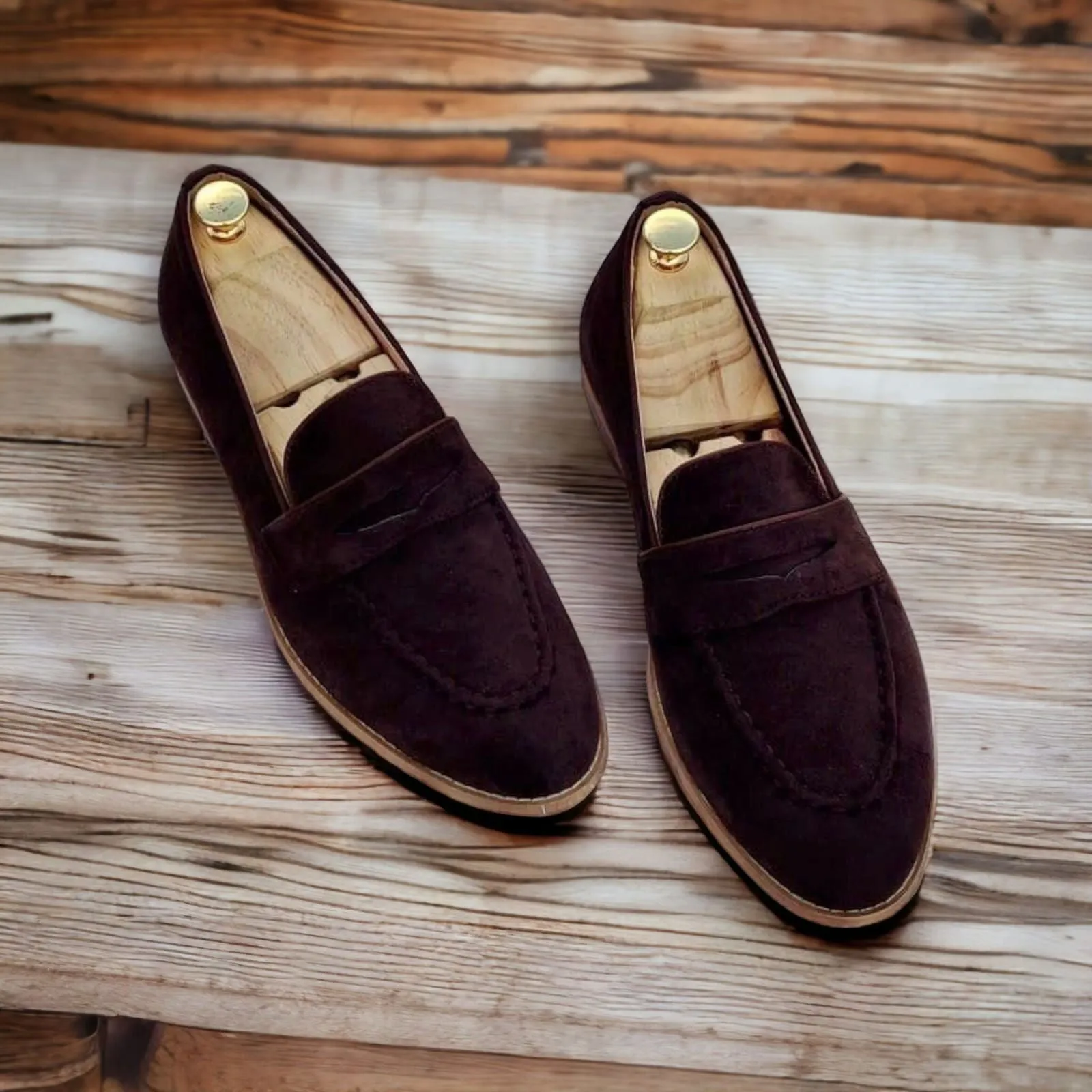 Jack Marc Men's Suede Loafer For Casual and Formal Wear