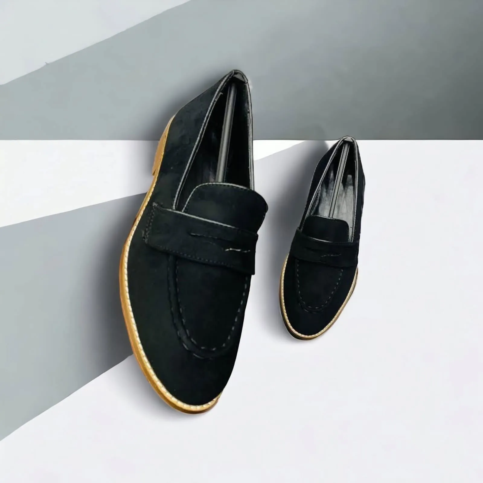 Jack Marc Men's Suede Loafer For Casual and Formal Wear