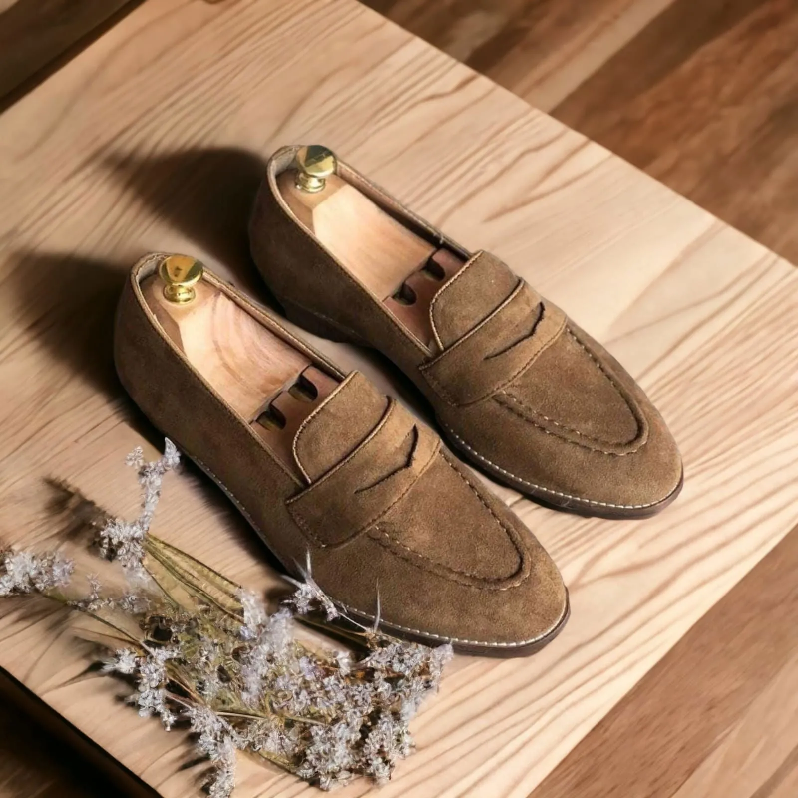 Jack Marc Men's Suede Loafer For Casual and Formal Wear