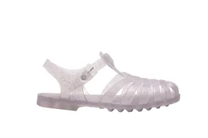 Jelly Sandals, Argent Pailleté