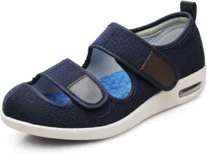 JITUUE Women Comfortable Diabetic Shoes Nursing Orthopedic Memory Foam Arch Suppor Walking Shoes