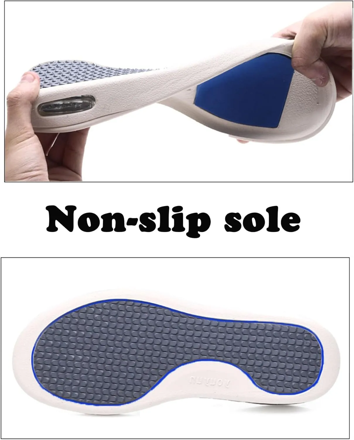 JITUUE Women Comfortable Diabetic Shoes Nursing Orthopedic Memory Foam Arch Suppor Walking Shoes