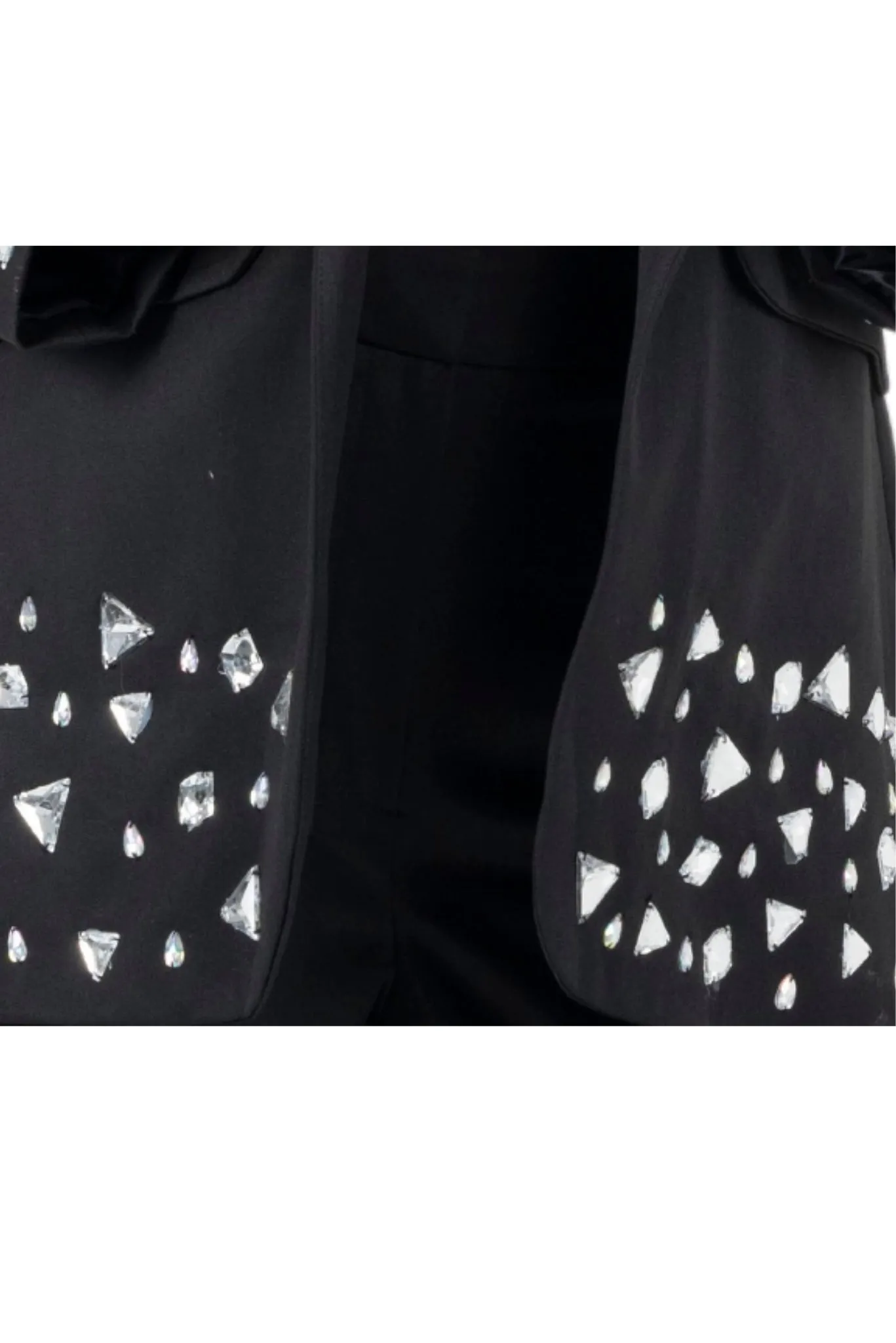 Joslin White Stone Blazer in  Black