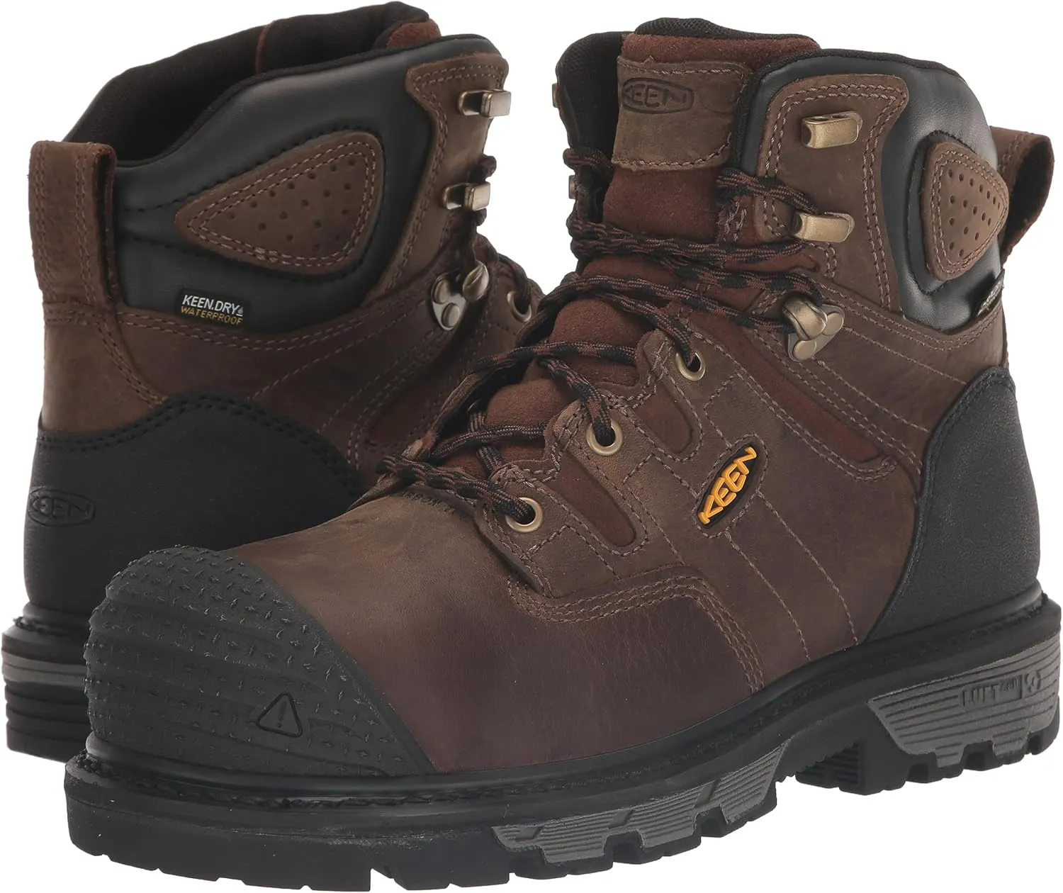 KEEN Utility Men's CSA Camden 6 Composite Toe Waterproof Heavy Duty Work Boots