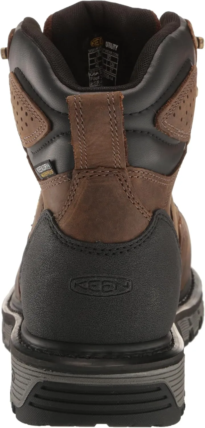 KEEN Utility Men's CSA Camden 6 Composite Toe Waterproof Heavy Duty Work Boots