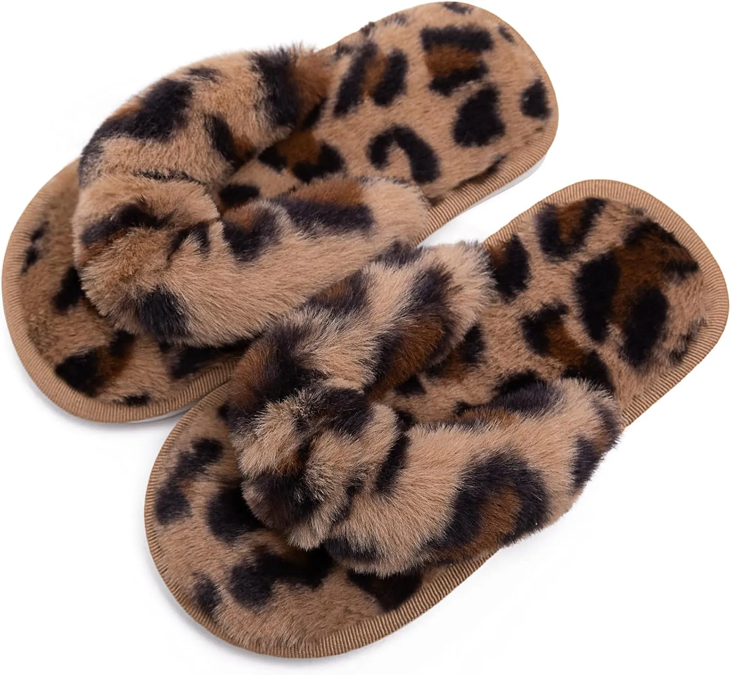Kids Flip Flop Slippers Soft Plush Fuzzy House Home Thong Slippers for Boys and Girls Open Toe Indoor Outdoor Warm Comfy Slip On