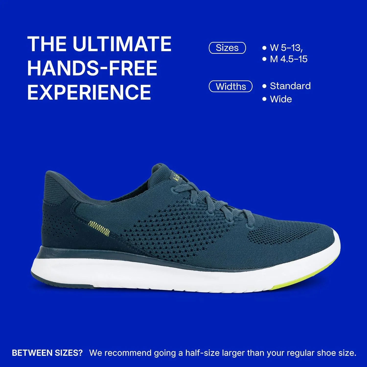 Kizik Shoes: Lima Comfortable Breathable Knit Slip On Sneakers, Convenient Hands Free Shoes | Walking for Men, Women and Elderly | Stylish for Everyday and Travel - Wide Width