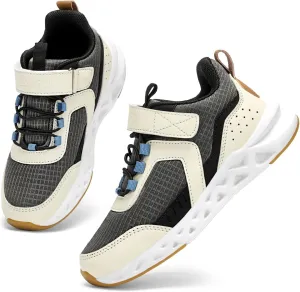 koppu Boys Tennis Shoes Girls Kids Slip on Sneakers Lightweight Breathable Strap Athletic Running Shoes for Toddler/Little Kid/Big Kid