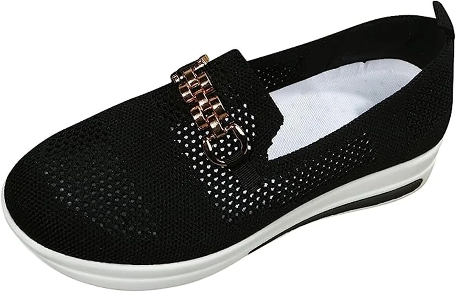 Ladmiple Walking Shoes Women Comfort Slip On Running Shoes Non Slip Casual Fashion Gym Athletic Tennis Workout Sneakers