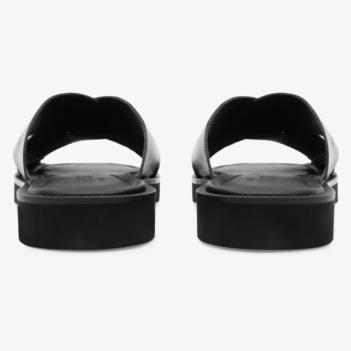Larry Leather Sandal (Black)