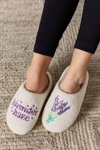Lavender Haze Sequin Slippers