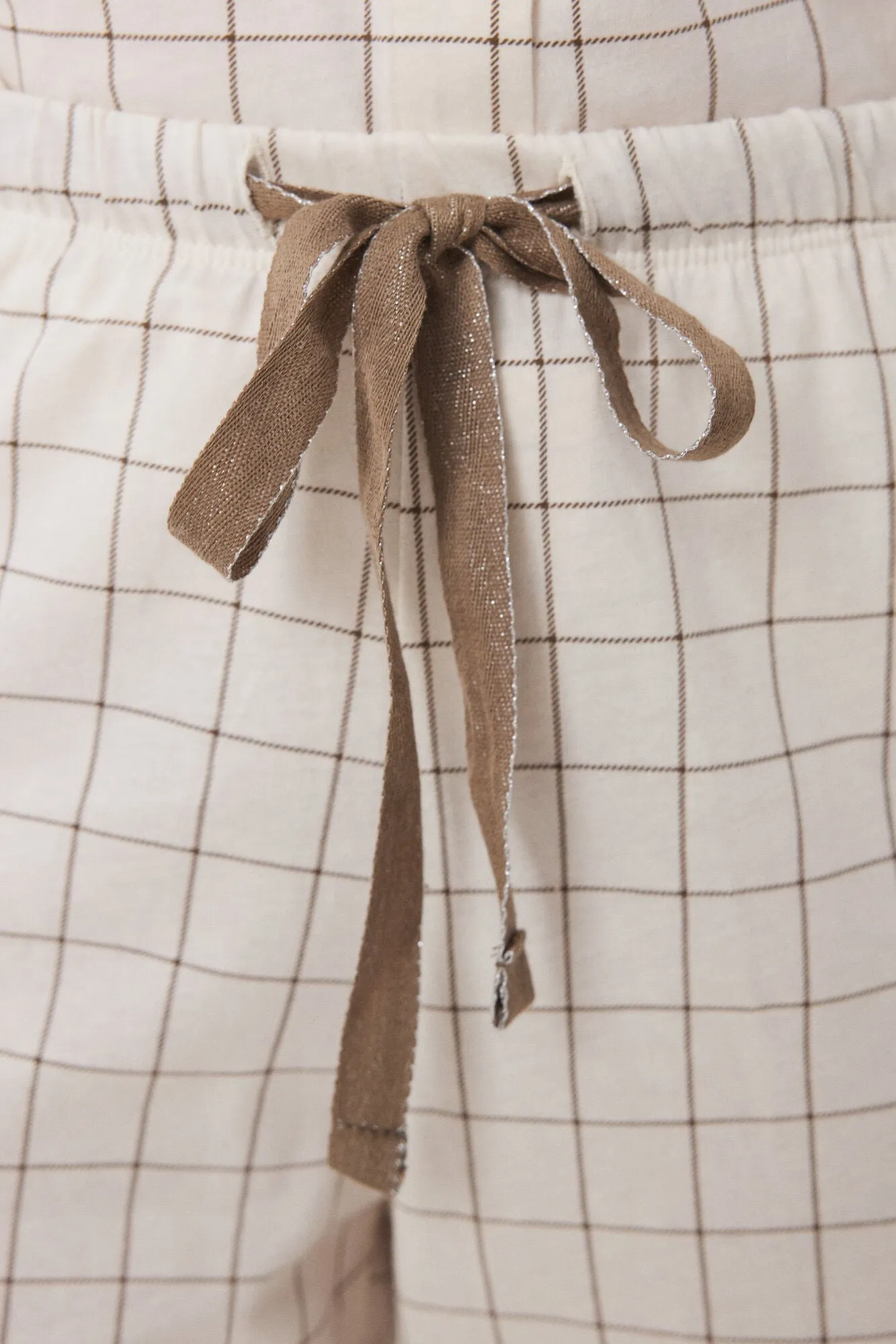 Long classic pyjamas 100% cotton checkered