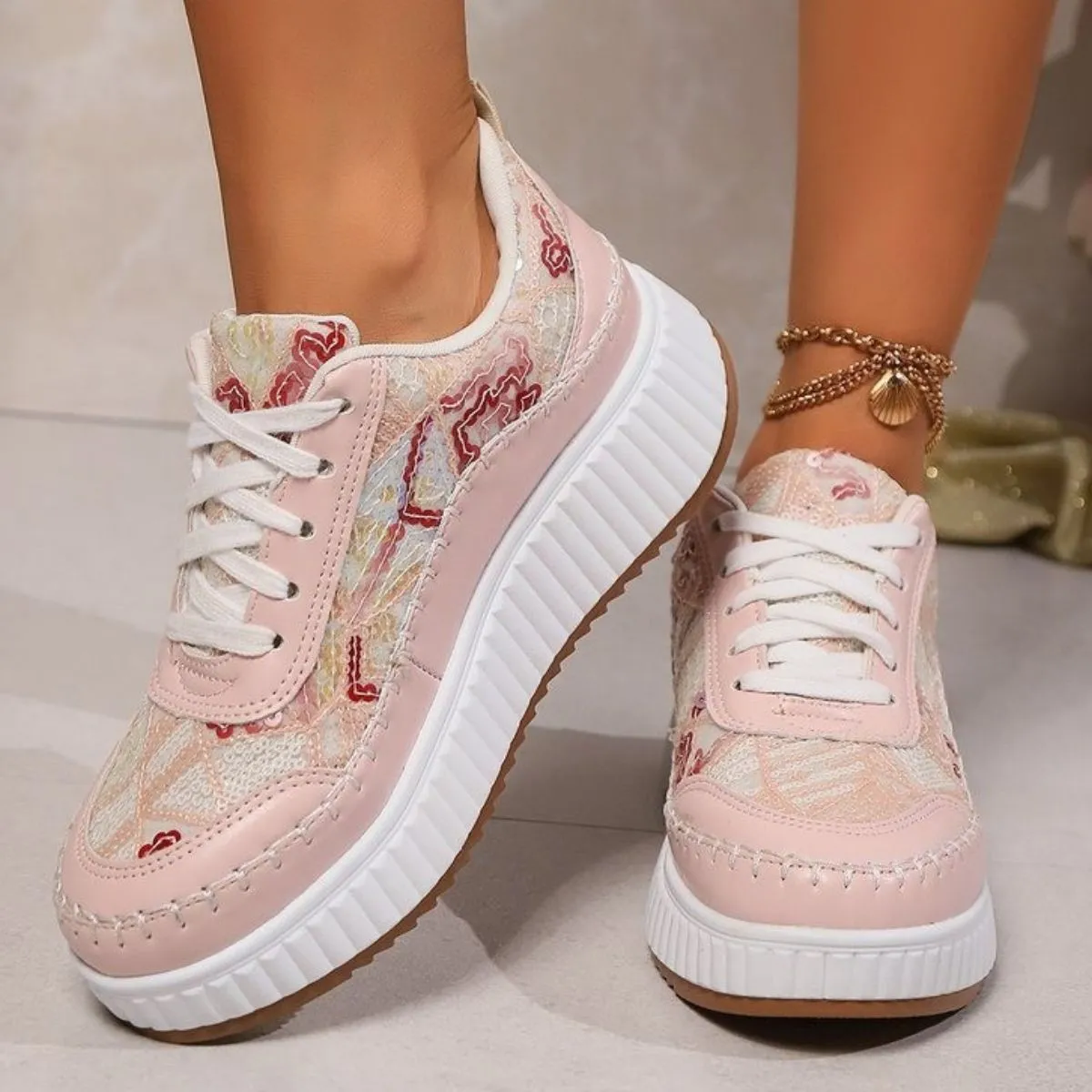 Louisa Sequin Sneakers