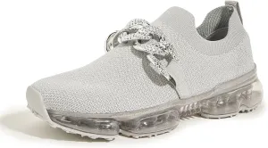 LUCKY STEP Women Air Cushion Fashion Sneakers Breathable Casual Comfortable Lightweight Walking Shoes