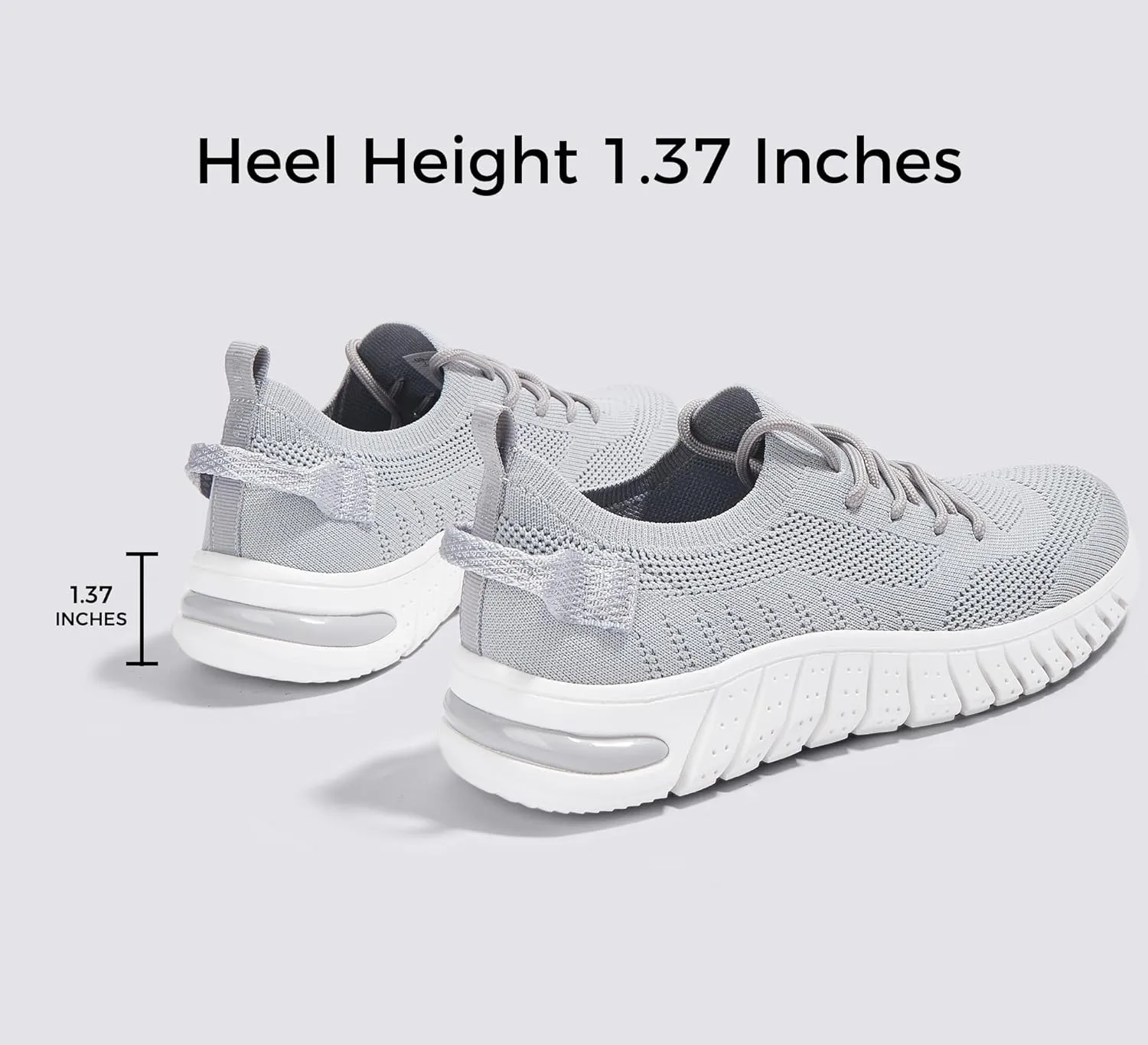 LUCKY STEP Women's Mesh Slip on Sneakers Lightweight Breathable Wide Width Walking Shoes Nursing Casual Gym Workout Tennis Footwear