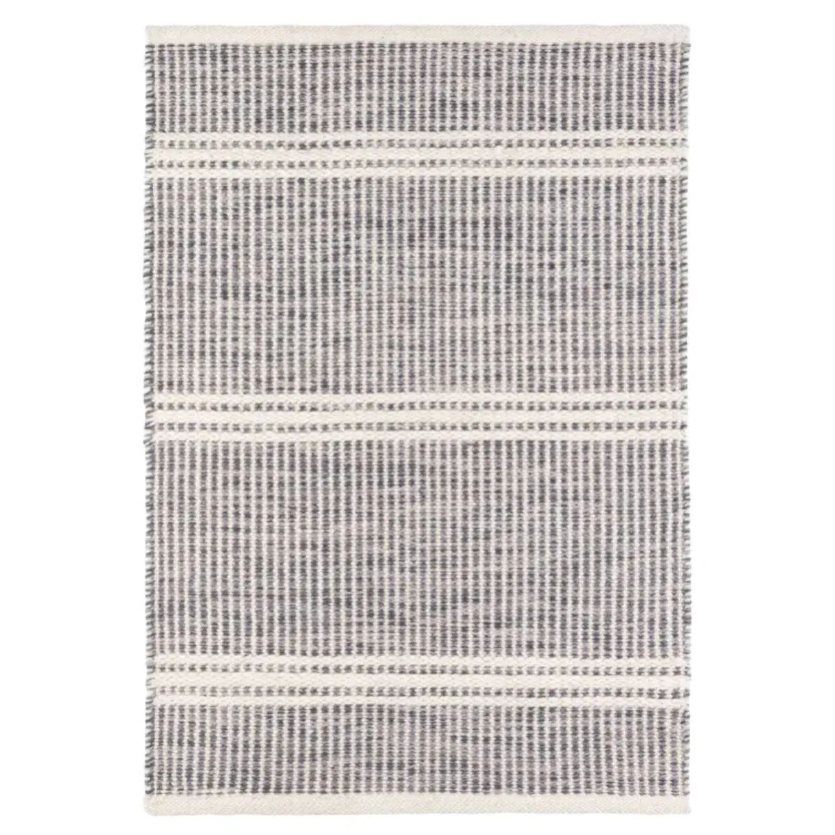 Malta Grey Woven Wool Rug