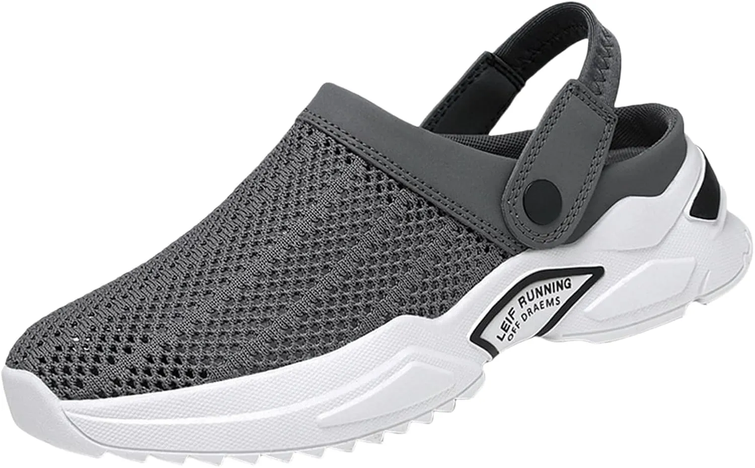 Men s orthopedic hollow-out summer sandalsThick Sole Slip-On Knitted ClogsBreathable Knitted Mesh Sandals with Arch Support