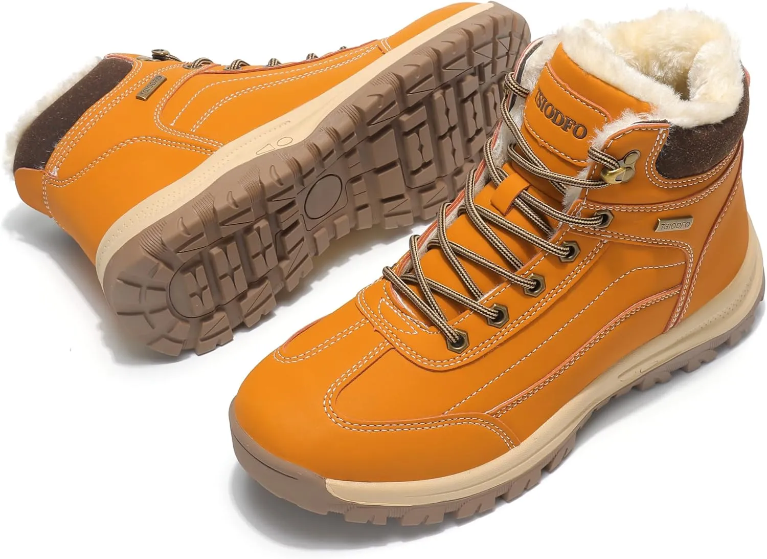 Men Winter Outdoor Hiking Waterproof Snow Boots