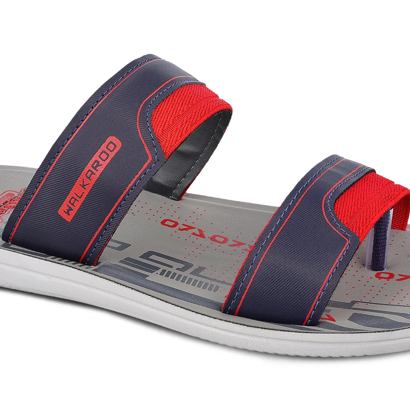 Men's Daily Wear Sandals  - WG5648 Blue Red