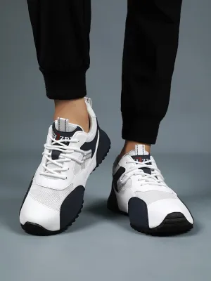 Men's Fashion Sports Shoes Running Shoes with Laces and Non-Slip Suitable for Teenagers' Outdoor Fitness, Suitable for All Seasons