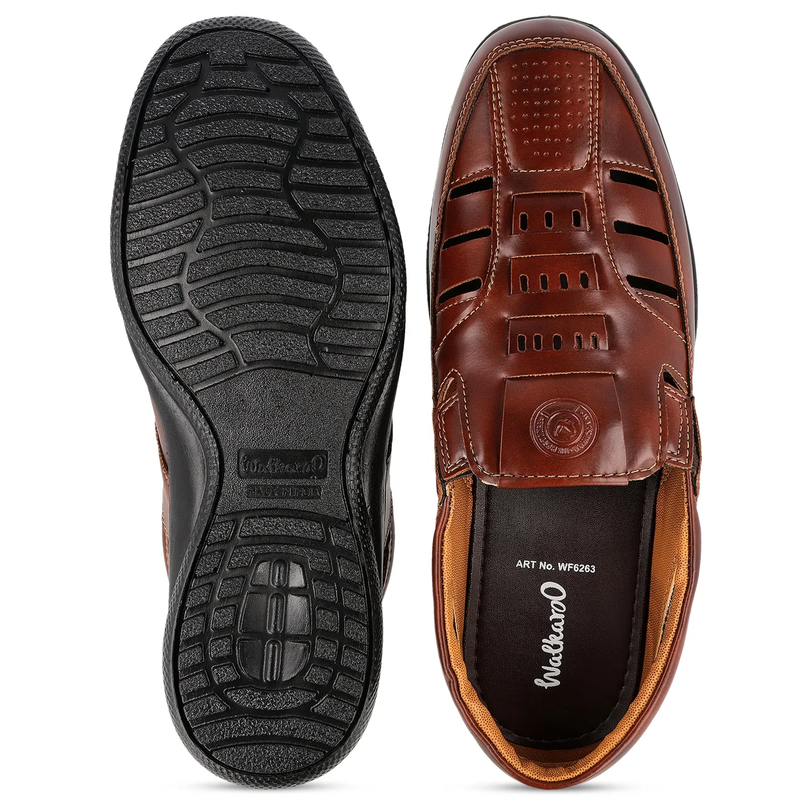 Men's Fisherman Sandals - WF6263 Brown