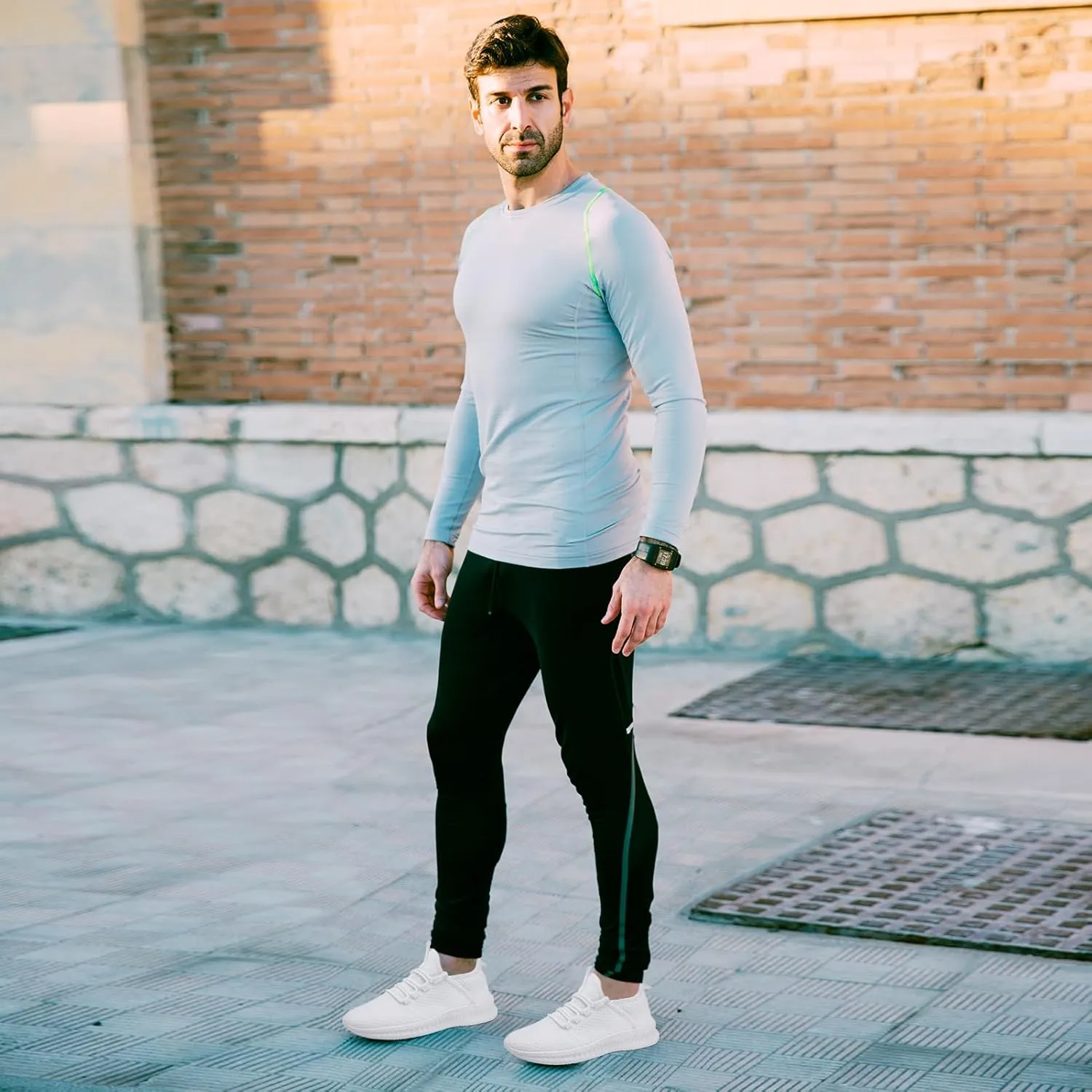 Mens Running Shoes Slip on Tennis Shoes Fashion Sneakers Lightweight Athletic Gym Workout Sneakers Non Slip Walking Sport for Men