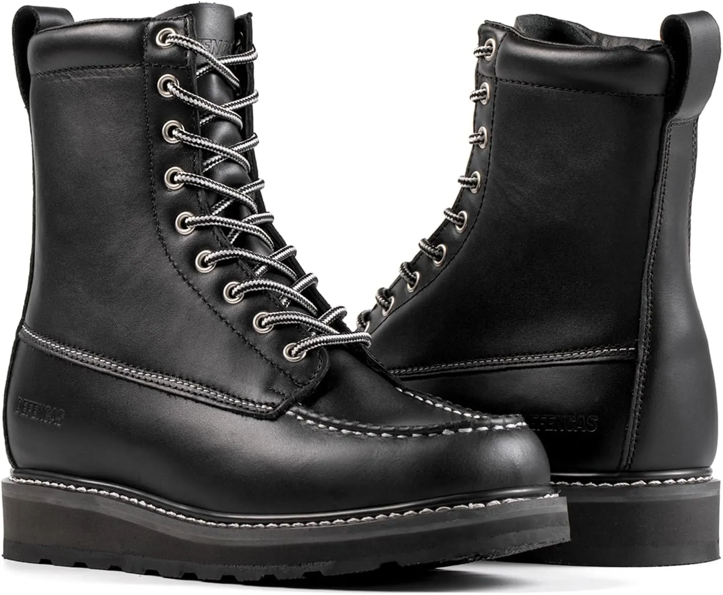 Men's SureTrack 6" & 8'' Leather Soft Toe Work Boot for Men, Goodyear Welt, Oil/Slip Resistant, Wedge Sole, Moc Toe Men's Work Boots, EH, 84994 & 86994