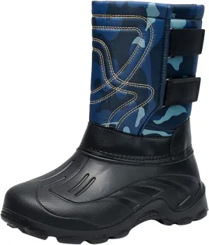 Men's Water Proof Insulated Snow Boots Cold Proof Mid Calf Boots Comfort Non Slip Winter Boots Mens Winter Shoes 7