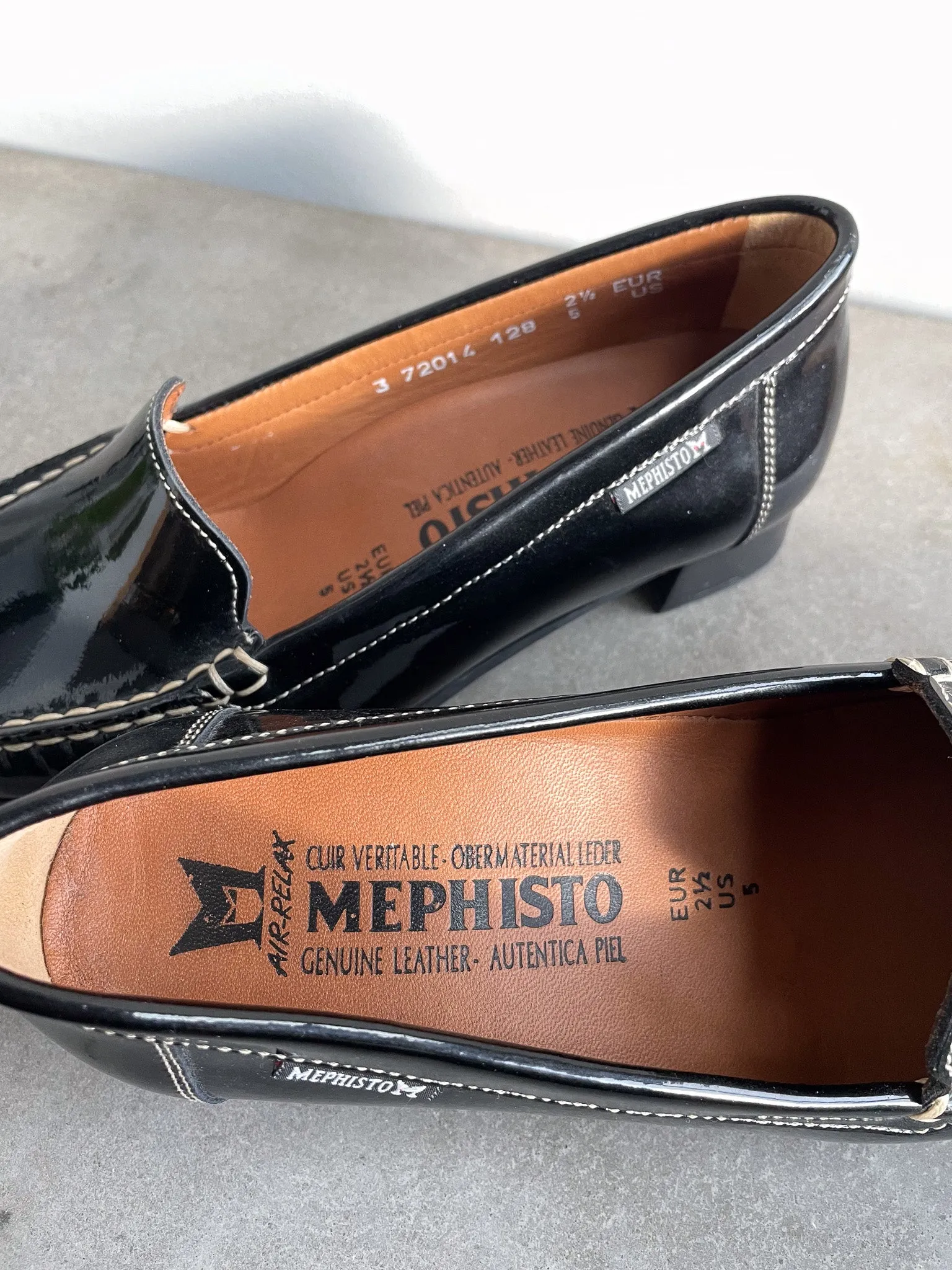 Mephisto Patent Leather Loafers—[W5]