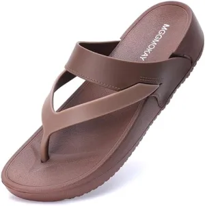 MGGMOKAY Women's Flip Flops Lightweight Thong Sandals Comfortable Casual Slippers
