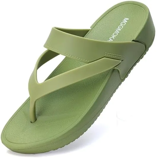 MGGMOKAY Women's Flip Flops Lightweight Thong Sandals Comfortable Casual Slippers