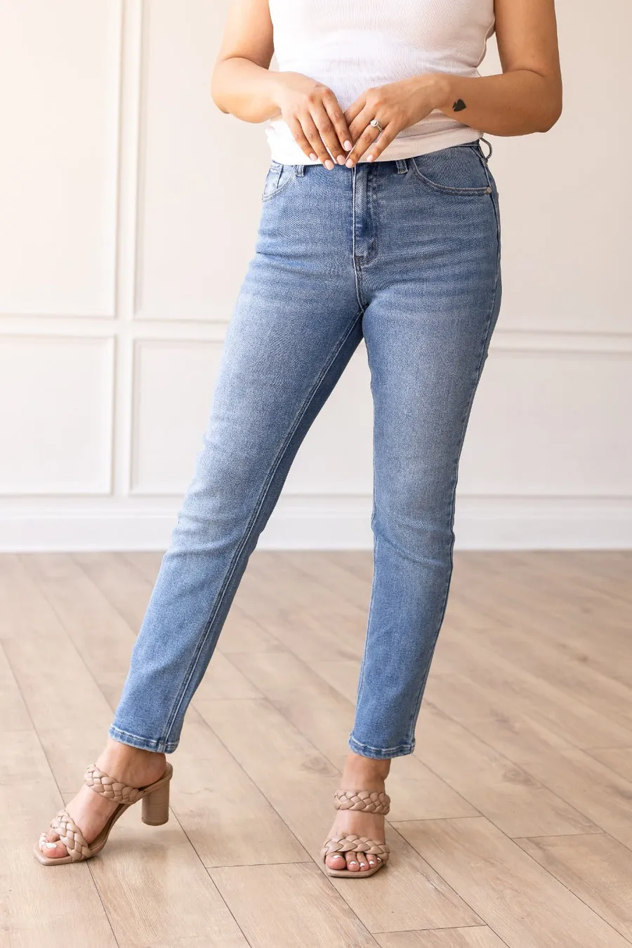 Mia Midrise Non-Distressed Skinny Jean